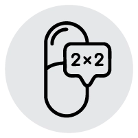 4 capsules per day Warning - Avoid capsules  if skipping meal